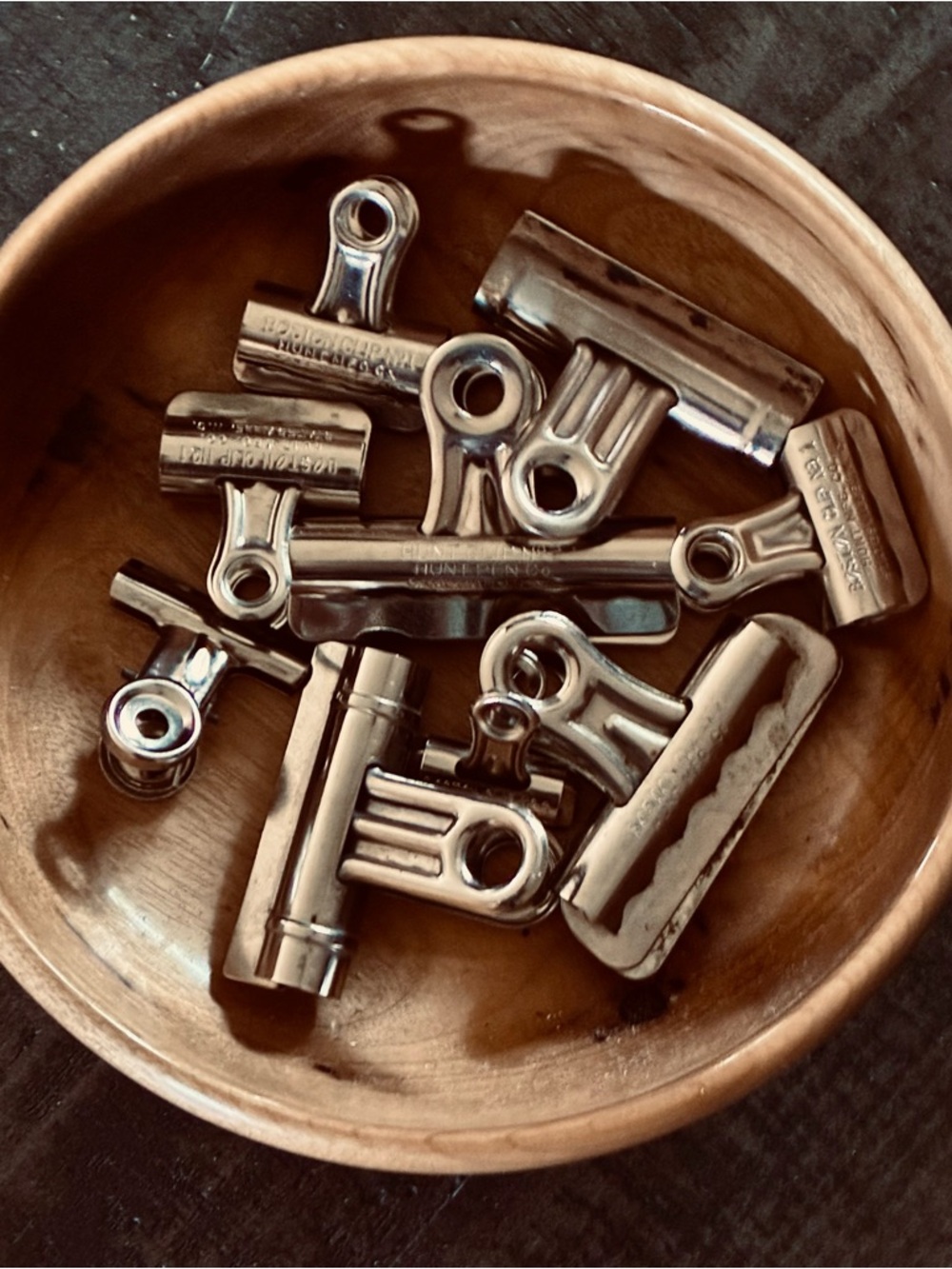 Vintage Clips set of 9 Industrial Boston Various
